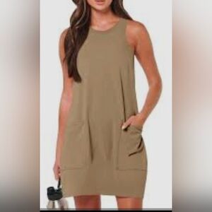H&M Beige Sleeveless Top